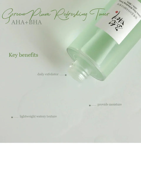 Green Plum Refreshing Toner : AHA + BHA 150ml