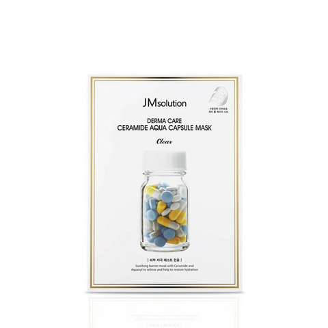 JMSOLUTION DERMA CARE CERAMIDE AQUA CAPSULE MASK CLEAR