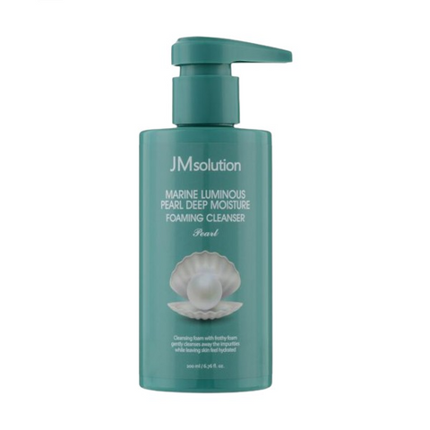 JMSOLUTION MARINE LUMINOUS PEARL DEEP MOISTURE FOAMING CLEANSER Pearl